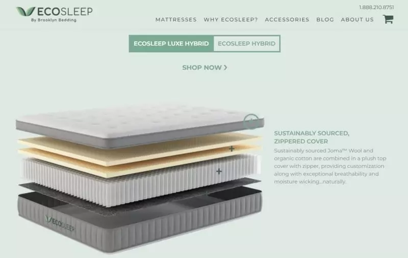 EcoSleep by Brooklyn Bedding