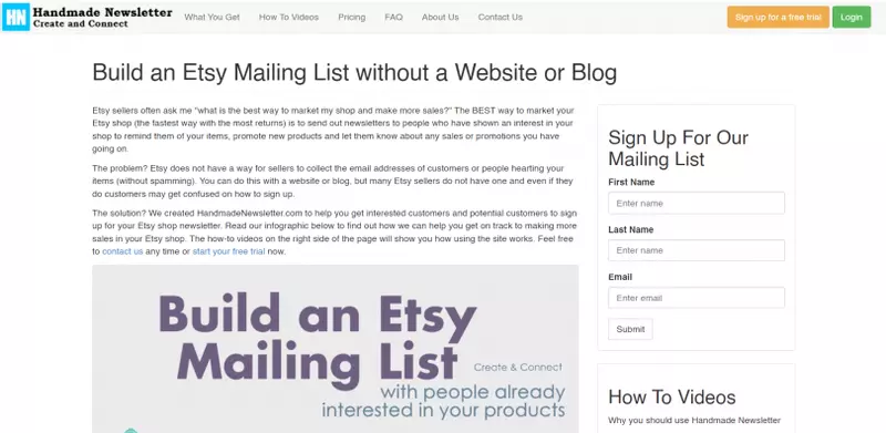 Handmade Newsletter