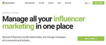 Brandwatch Influencer Marketing Software