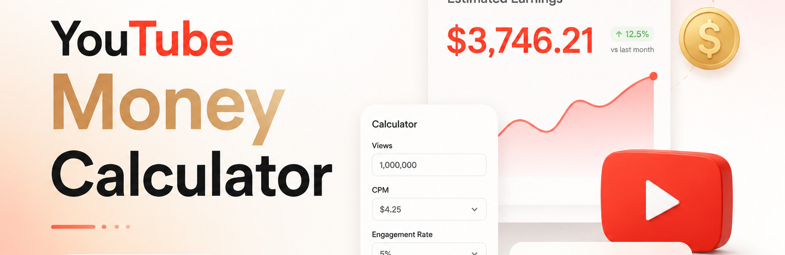YouTube Money Calculator: Calculate Your YouTube Earnings [Free Calculator]