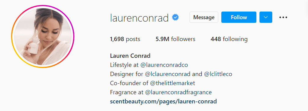 Lauren Conrad on Instagram