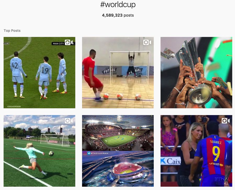 #worldcup top posts on instagram