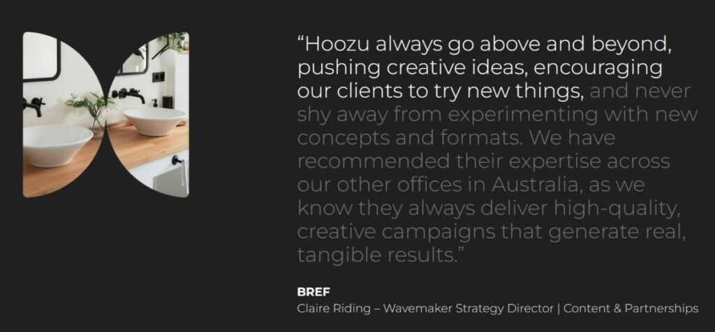 Bref HooZu campaign