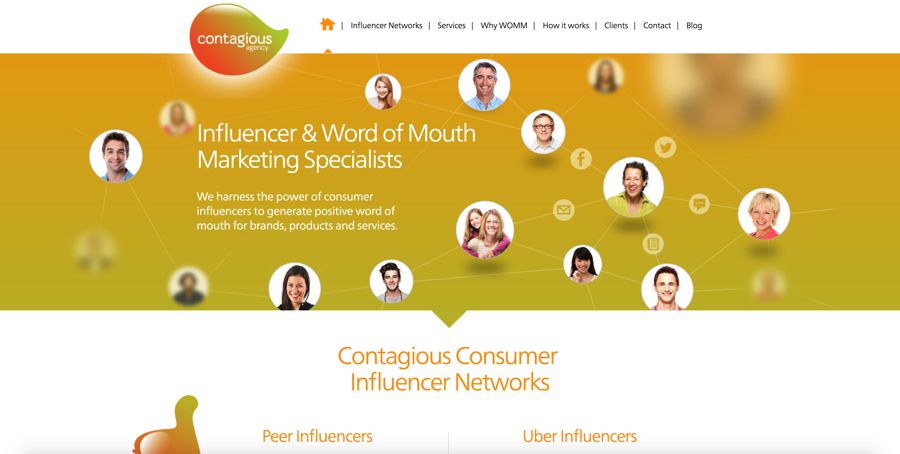 contagious agency homepage