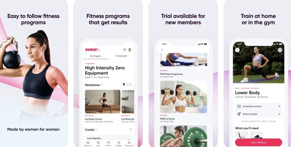 Sweat: Fitness App For Women