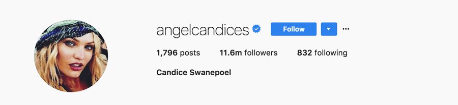Candice Swanepoel - @angelcandices