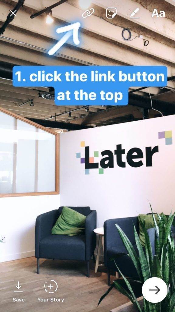 add link to instagram story url not found