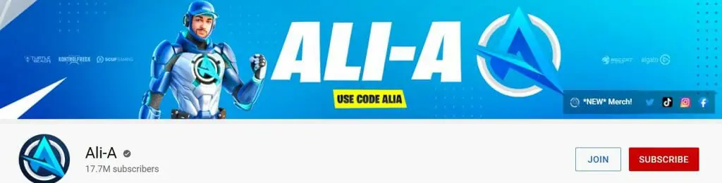 Ali-A - YouTube gaming influencer