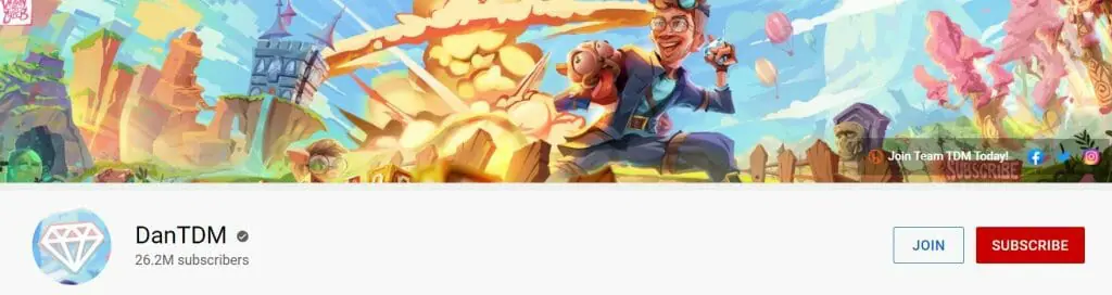DanTDM - YouTube gaming