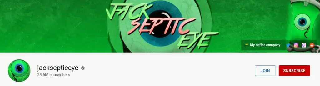 jacksepticeye - YouTube influencer