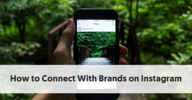 how to connect with brands on instagram