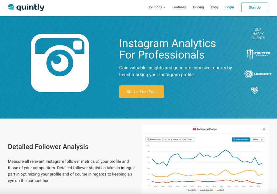 quintly - instagram analytics for professionals