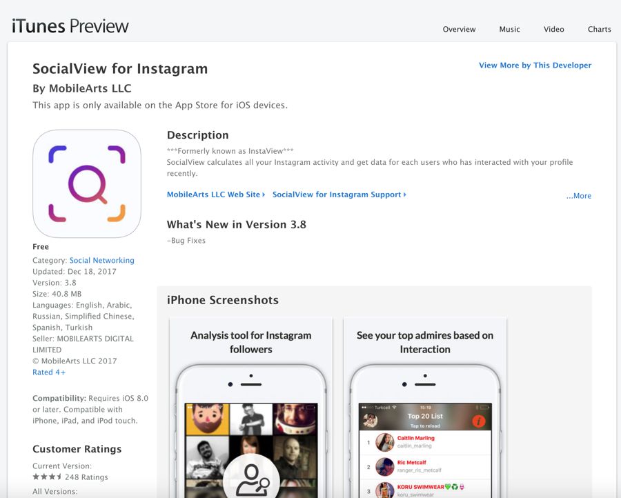 socialview for instagram on itunes preview