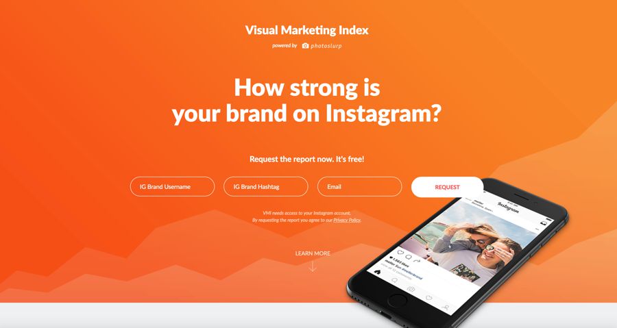 visual marketing index - how strong is your brand on instagram?