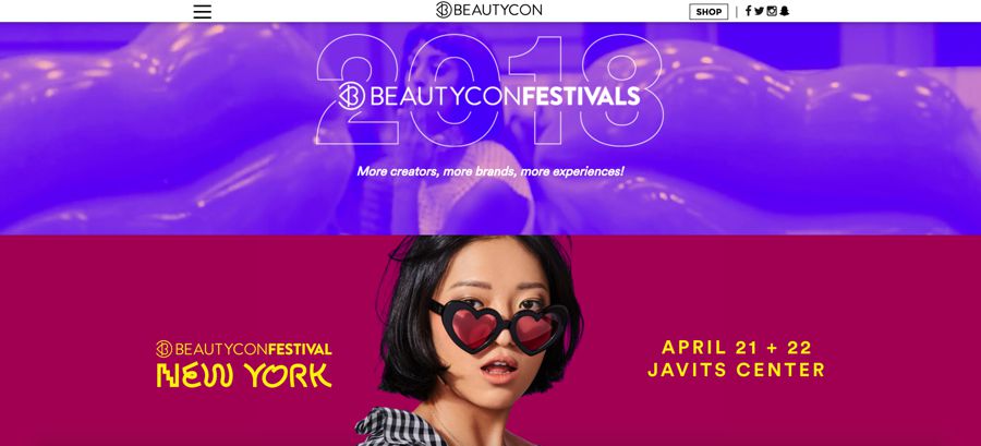 BeautyCon Festivals 2018 influencer marketing festival