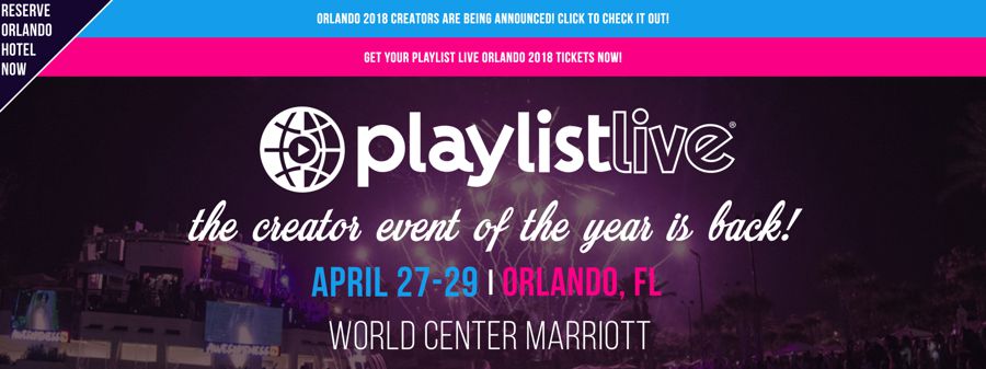 Playlist Live influencer marketing event