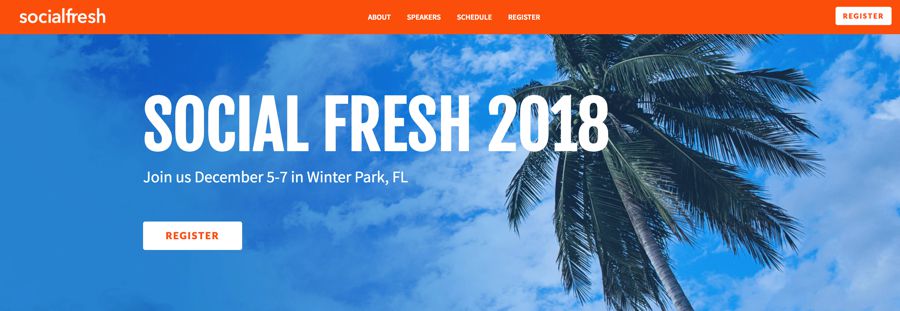 Social Fresh influencer marketing event