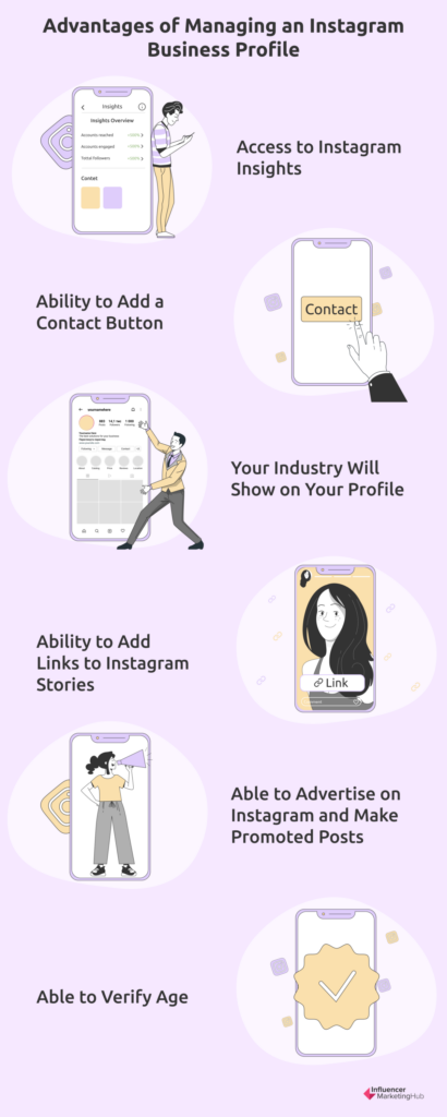 manage Instagram business account