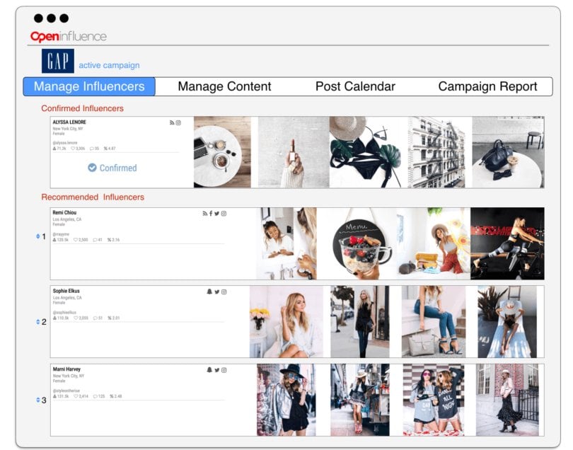 Fashion Influencer Marketing - Open Influence Inc.