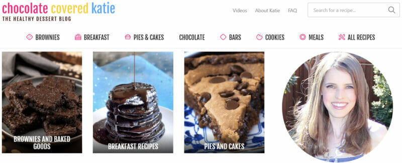 Chocolate Covered Katie food blog