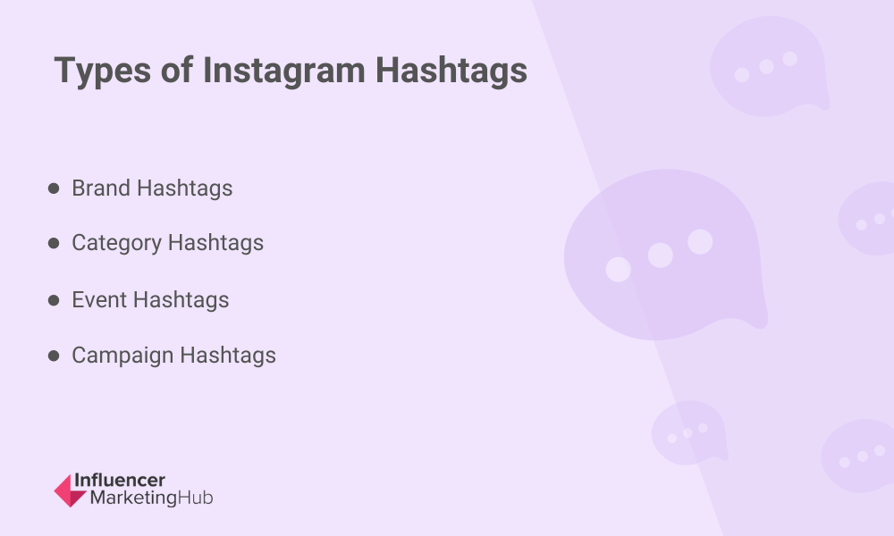 Types of Popular Instagram Hashtags