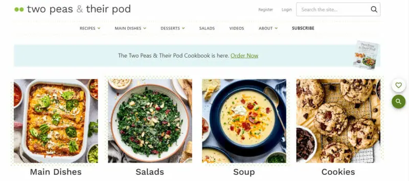 Two Peas & Their Pod blog for food and recipes