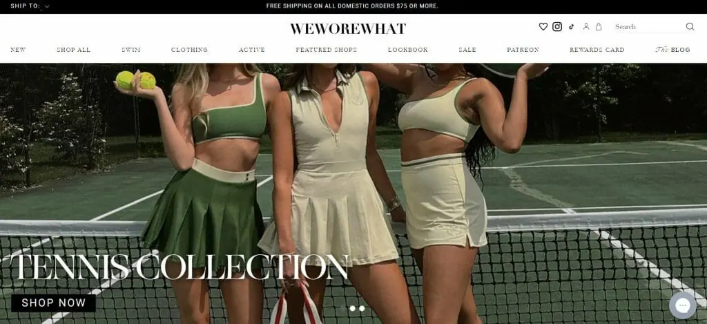 We Wore What online shop