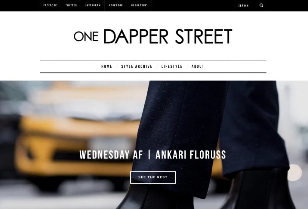 One Dapper Street fashion blog