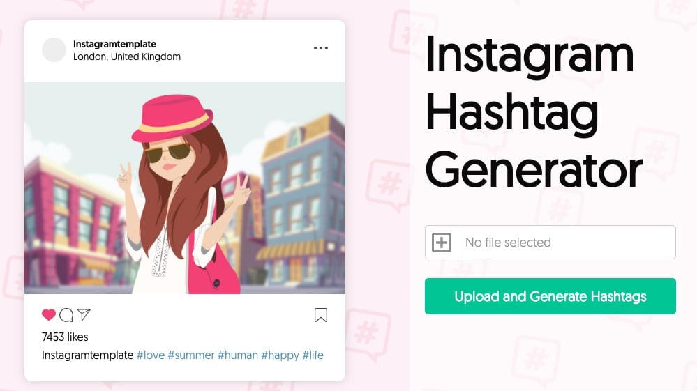 Free Instagram Hashtag Generator | AI powered Hashtag Generator