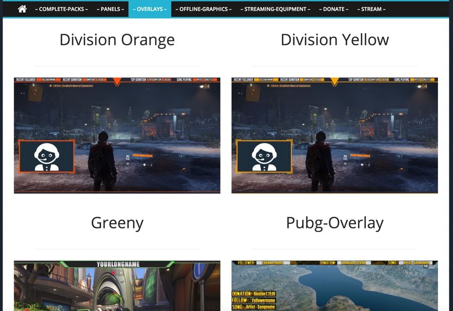 Top Free Twitch Overlay Templates For Updated