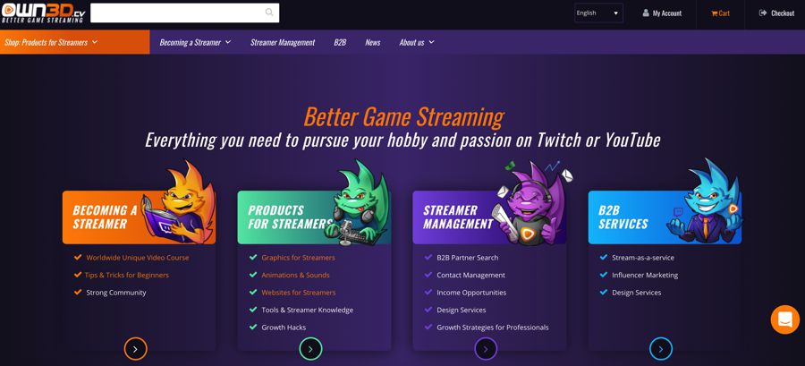 own3d describes itself as providing better game streaming everything you need to pursue your hobby and passion on twitch or youtube - fortnite stats obs overlay