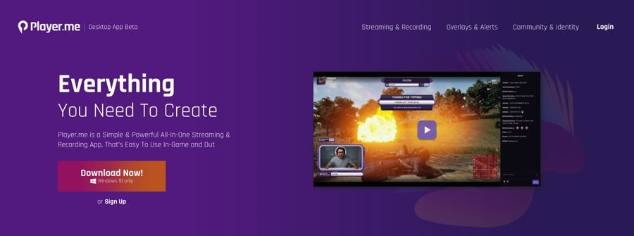 player me is a simple and powerful all in one streaming and recording app that s easy to use in game and out it allows you to live stream record edit - free fortnite twitch banner