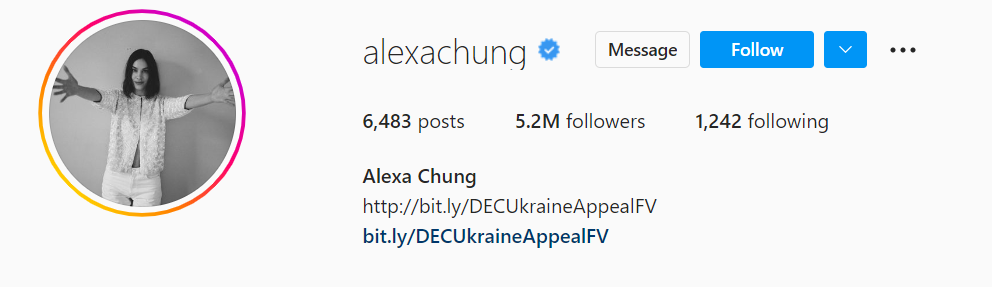 Alexa Chung is a British writer