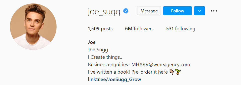Joe Sugg is a British YouTuber