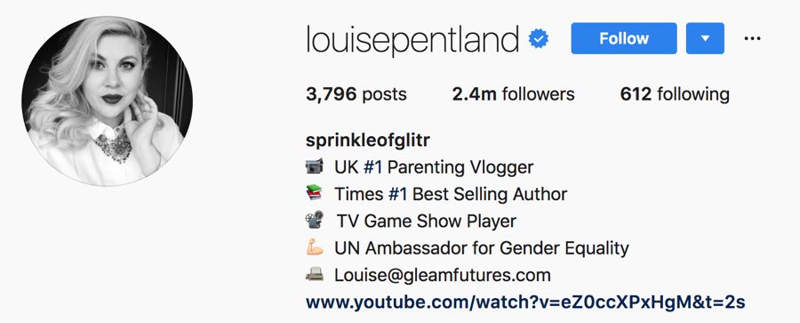 instagram louisepentland 2 4m followers - how to make your instagram account private current 1 6 18 youtube