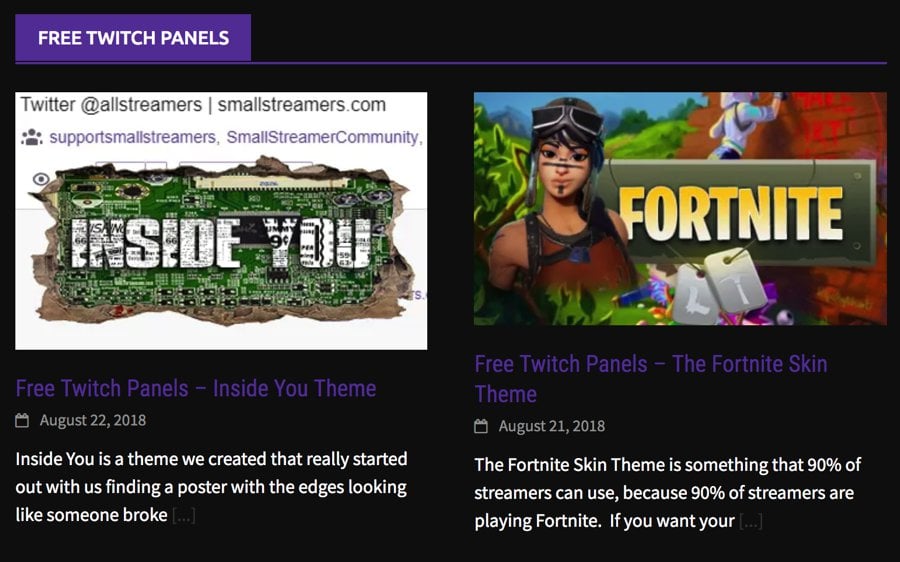 small streamers is a community designed to highlight and give free promotion to small streamers on twitch - twitch fortnite extension