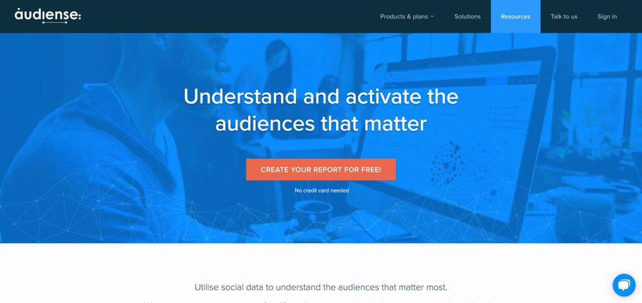  Audiense smm platform 