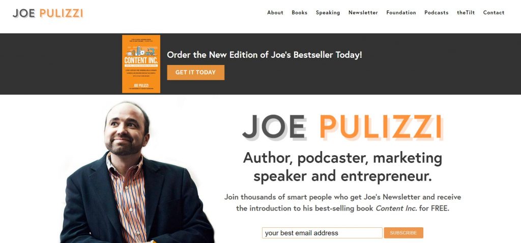 Joe Pulizzi Content Marketing Speaker