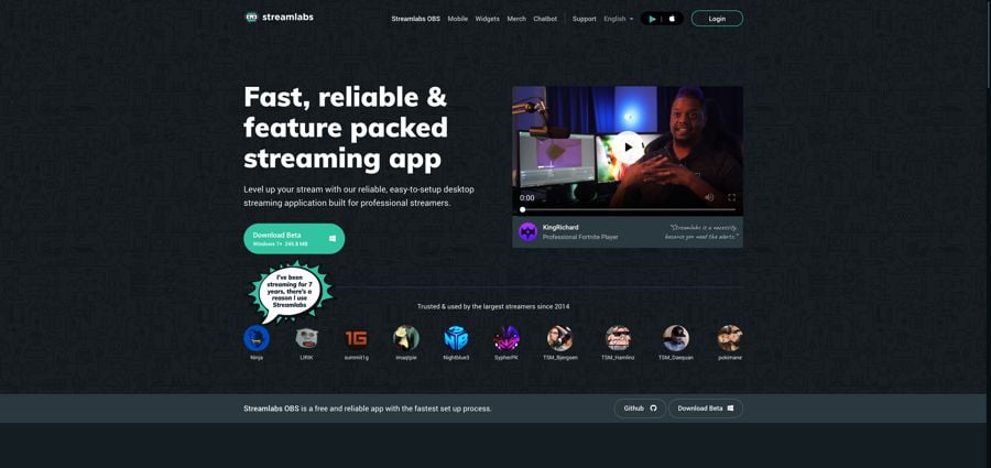 common twitch streaming software