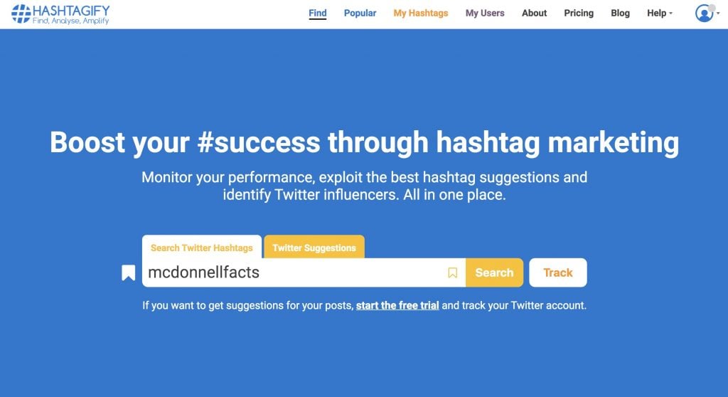 Free Hashtag Tracking Tools To Monitor Hashtag Performance Online - roblox on twitter protect your account use a strong