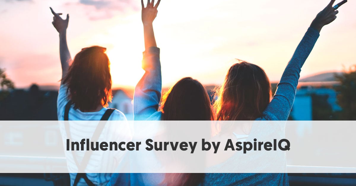Influencer Survey by AspireIQ