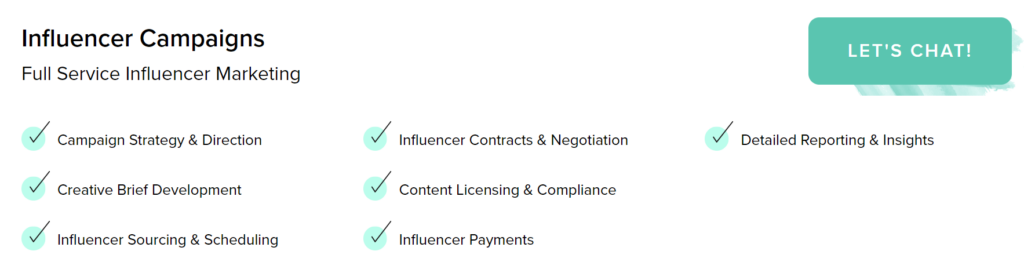 NeoReach influencer campaign services