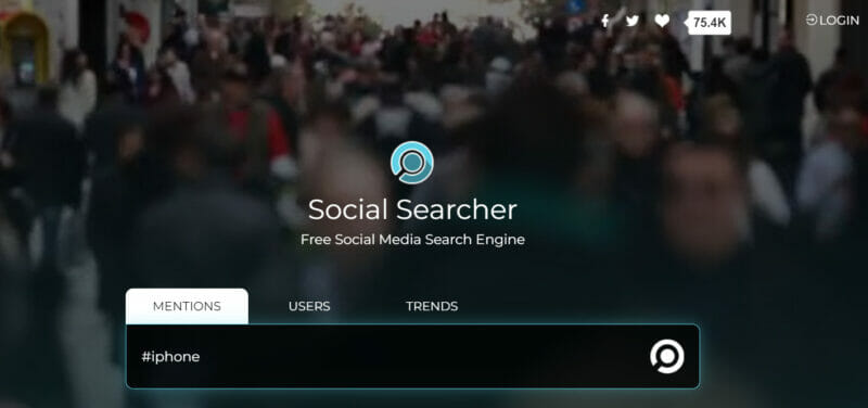 Social Searcher