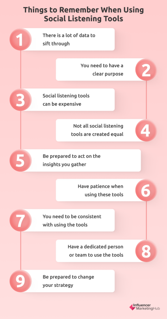 Things to Remember When Using Social Listening Tools