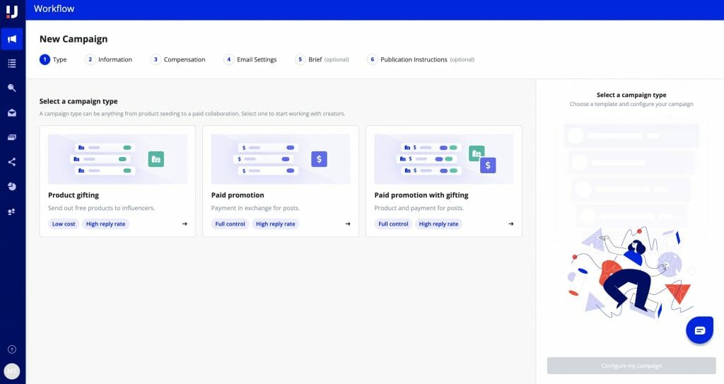  Workflow upfluene