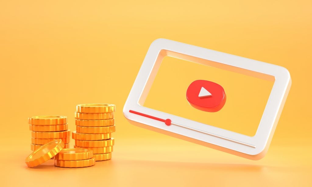 monetização de YouTube vídeos