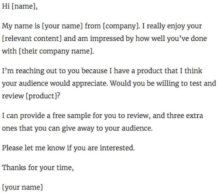 How To Craft The Perfect Influencer Outreach Email Tips And Templates