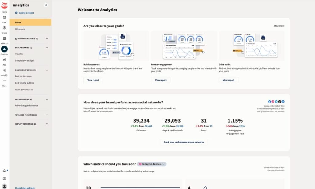 Hootsuite Analytics New UI