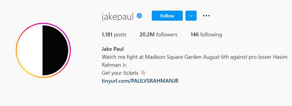 Jake Paul (@jakepaul) • Instagram influencer