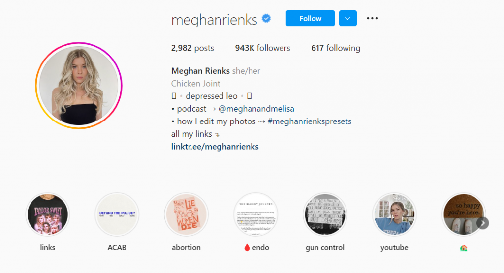 Meghan Rienks (@meghanrienks) • Instagram influencer